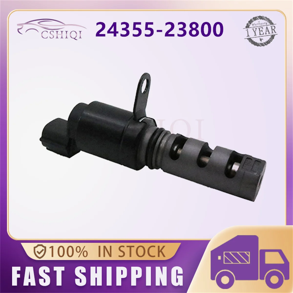 

Электромагнитный клапан управления варіацією фаз газорозподілу (VVT) 24355-23800 для Kia Soul, Sportage 2.0L, Hyundai Elantra, Tiburon, Tucson