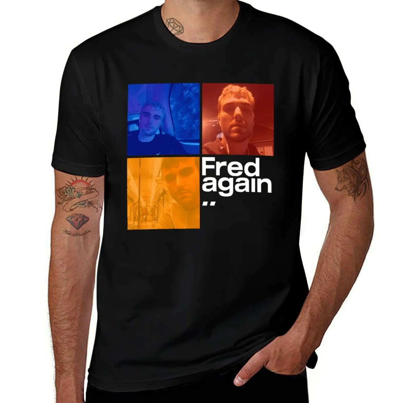Fred Again T-Shirt Streetwear Print Tee Shirt T-Shirt