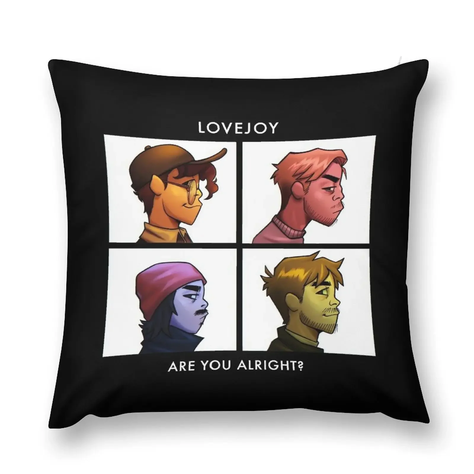 

lovejoy band tshirt - lovejoy band hoodies - lovejoy band sticker Throw Pillow Pillow Cases Decorative pillow