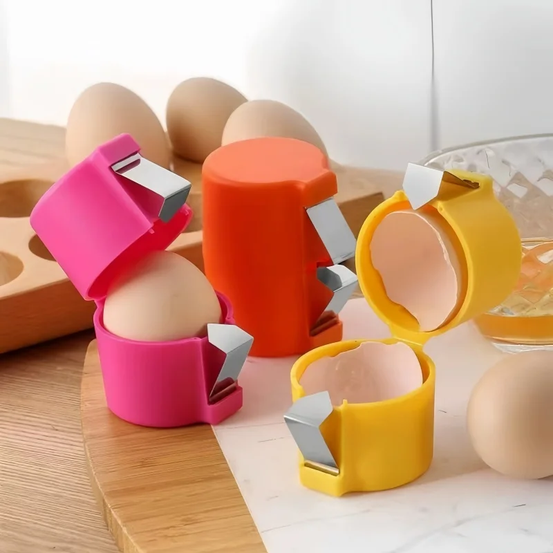 Creative Egg Separator Tool Plastic Non-Stick Hand Eggs Breaker Multifunctional Convenient Baking Cooking Aid Kitchen Gadget