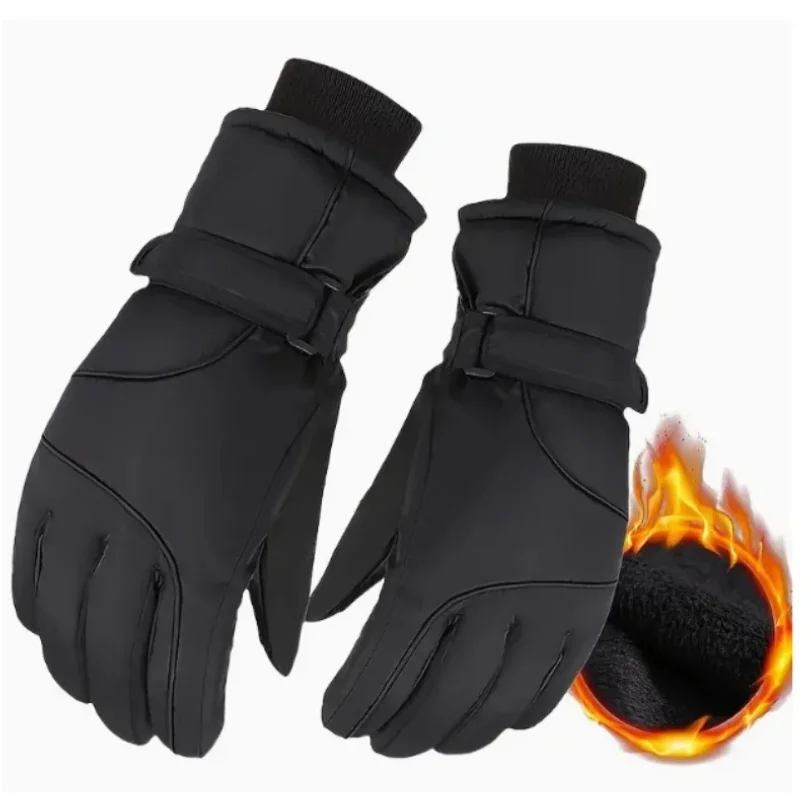 

Зимние теплые зимние перчатки, водонепроницаемые лыжные перчатки, термоперчатки с сенсорным экраном, спортивные велосипедные перчатки, уличные теплые мотоциклетные перчатки