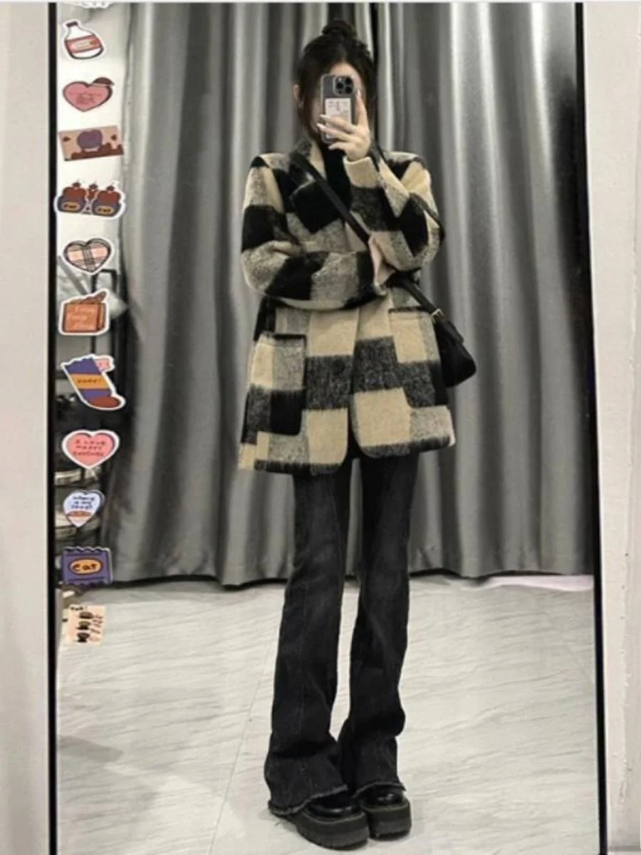 manteau-en-laine-a-carreaux-retro-pour-femme-automne-hiver-coupe-ample-amincissante-en-tissu-de-costume-avec-col-a-revers-vetement-d'exterieur-tendance