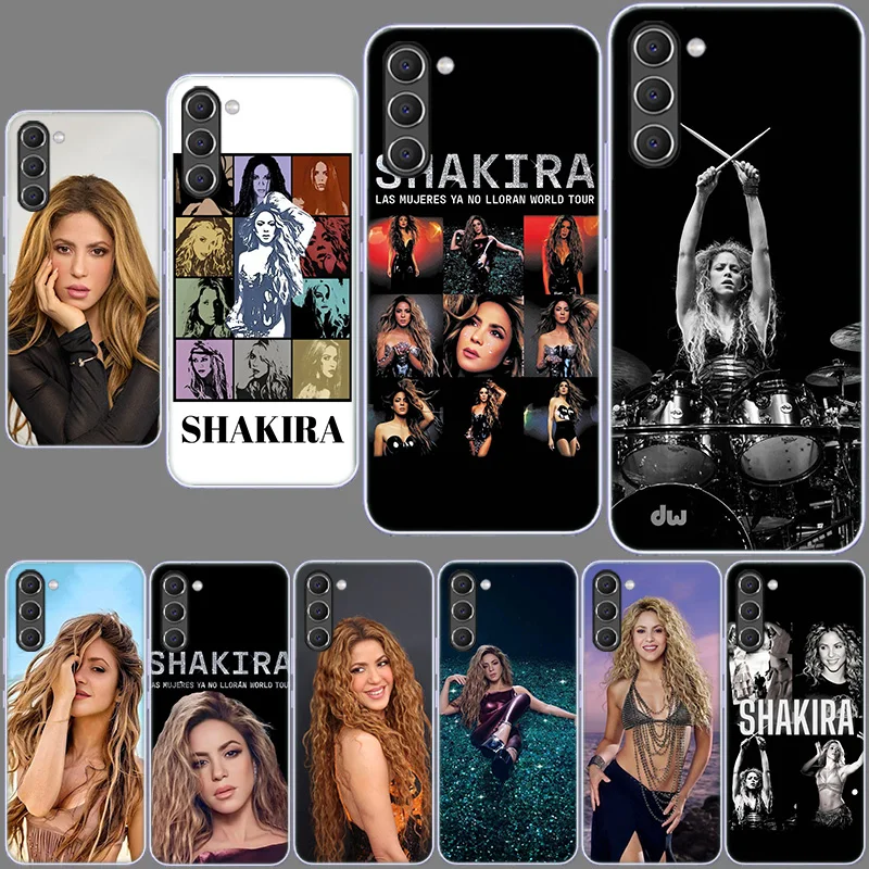 S-Shakira Singer Phone Case for Samsung A54 A14 A24 A34 A17 A37 A57 A55 A35 A25 A15 A13 A23 A33 A53 A07 A05S A04S A03 A73 Galaxy