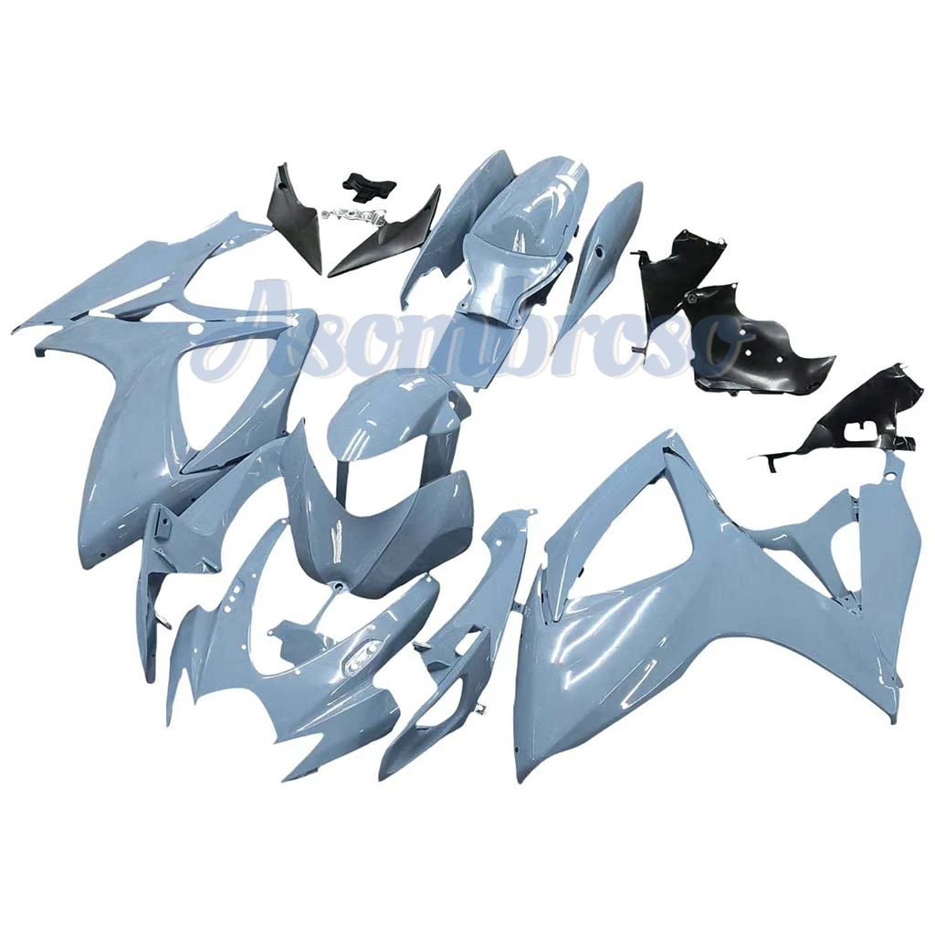 Motorcycle Rebuild Fairing Kit Fit for Suzuki GSX-R600 750 GSXR600 GSXR750 2006 2007 K6 K5 k7 ABS Nardo Grey Bodywork set