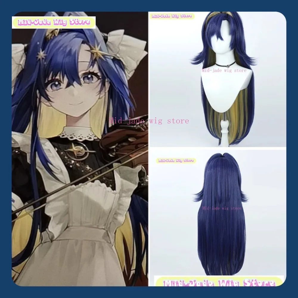 

Mid-jade Wig Store Reverse:1999 Voyager Cosplay Wig Anime Game Role-playing Halloween Party Synthetic Wig