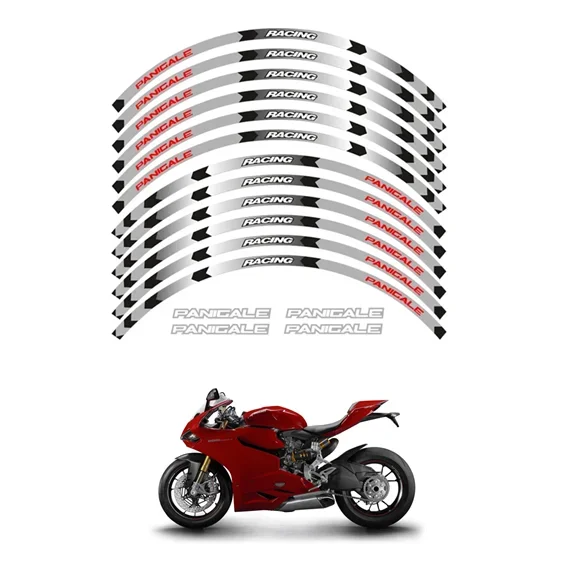 For DUCATI PANIGALE 1199 S 899 1299 S R 959 Motorcycle Parts Contour Wheel Decoration Decal Sticker - 1