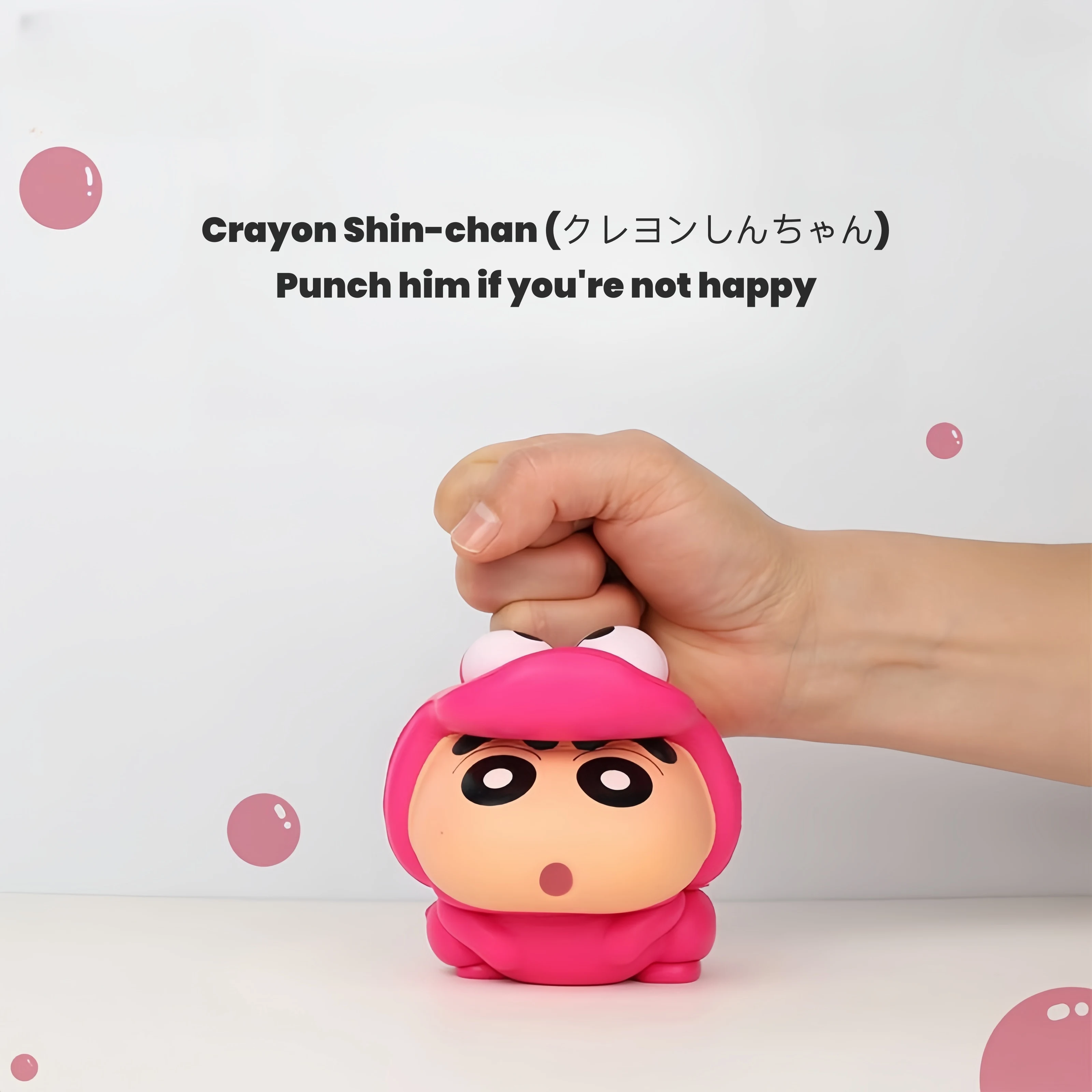 Crayon Shin-chan Squishy Toys Nohara Himawari Anime Figures Doll Kneading Series Mochi Toy Stress Relief Toys Ornaments Gifts