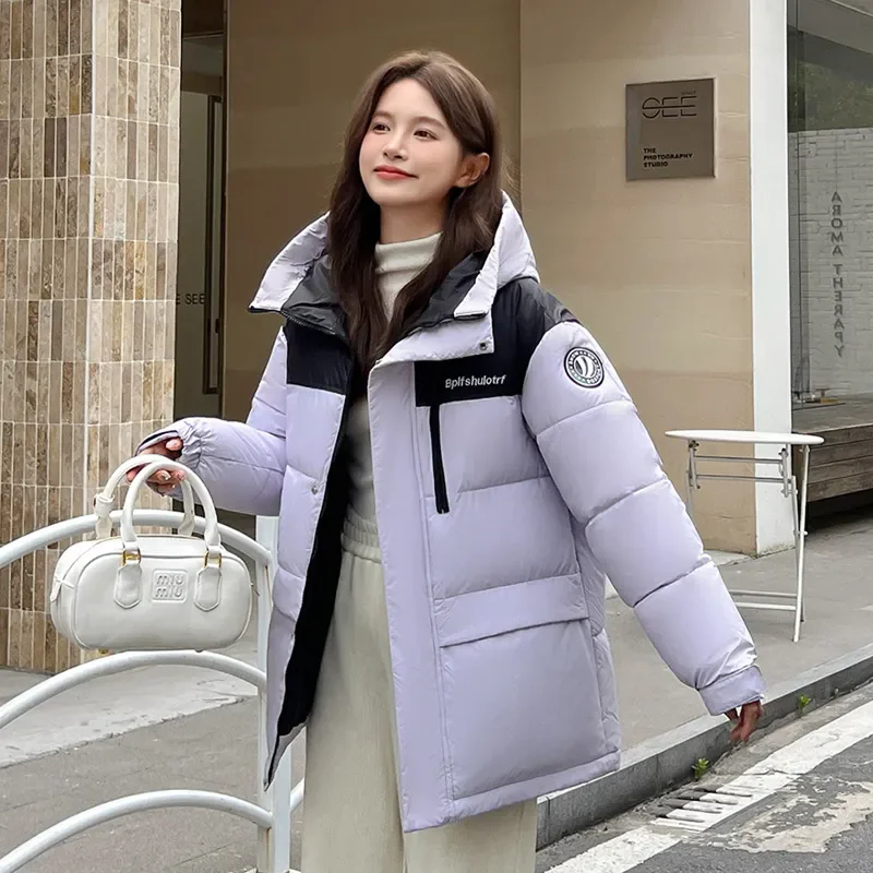 

Осень-зима 2022, новая куртка на хлопковой подкладке, женское пальто, корейская толстая теплая парка, студенческое свободное пальто с хлебом