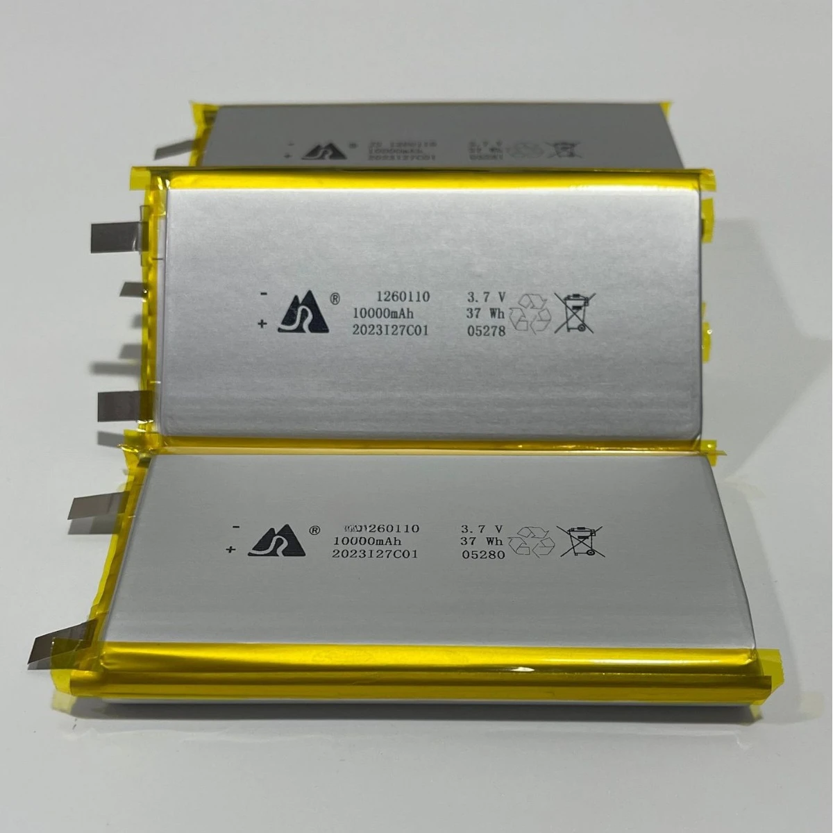 7000/8000/9000/10000mah 1260110 3.7v Polymer Lithium Battery Suitable For Portable Power Bank Driving Recorder Instrument Panel