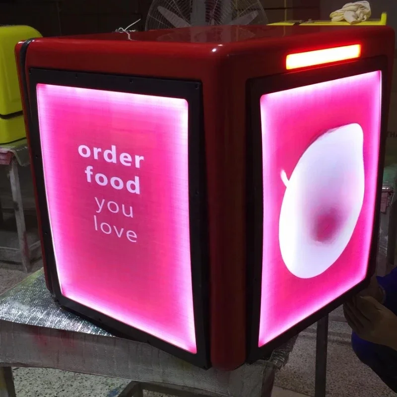 Advertising high-brightness outdoor waterproof and shock-resistant LED display LED digital delivery box