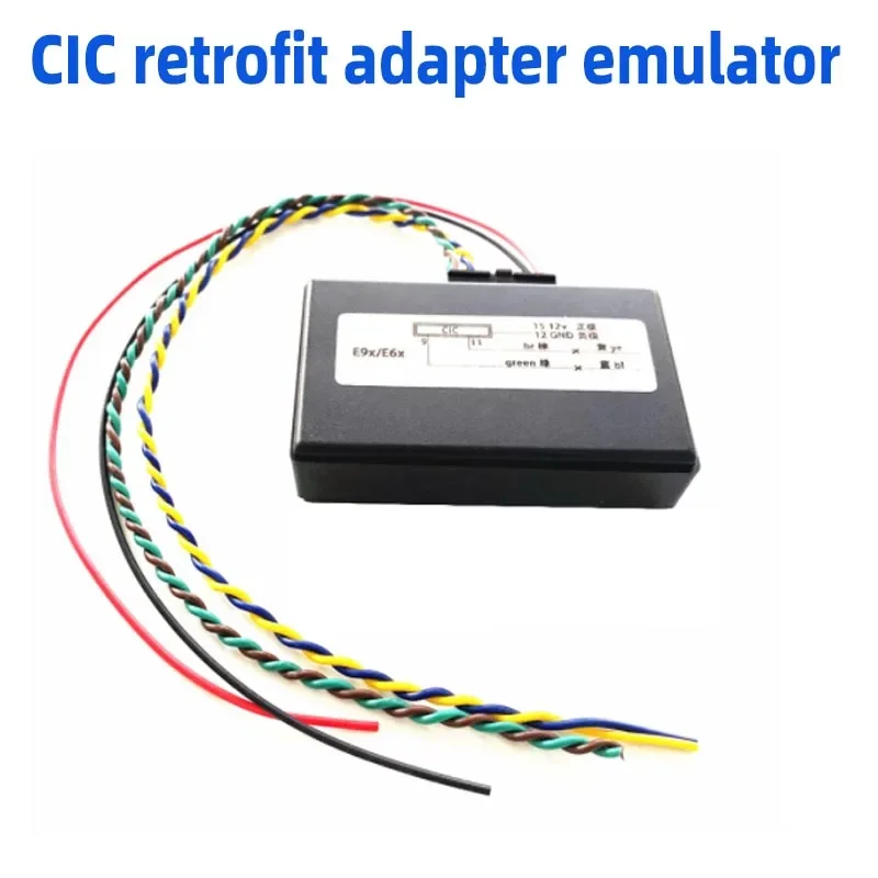 For BMW CIC Retrofit Adapter Emulator Support Video In Motion,navi,voice Control Activation for BMW CIC E90,E60,E9X,E6X,E8X