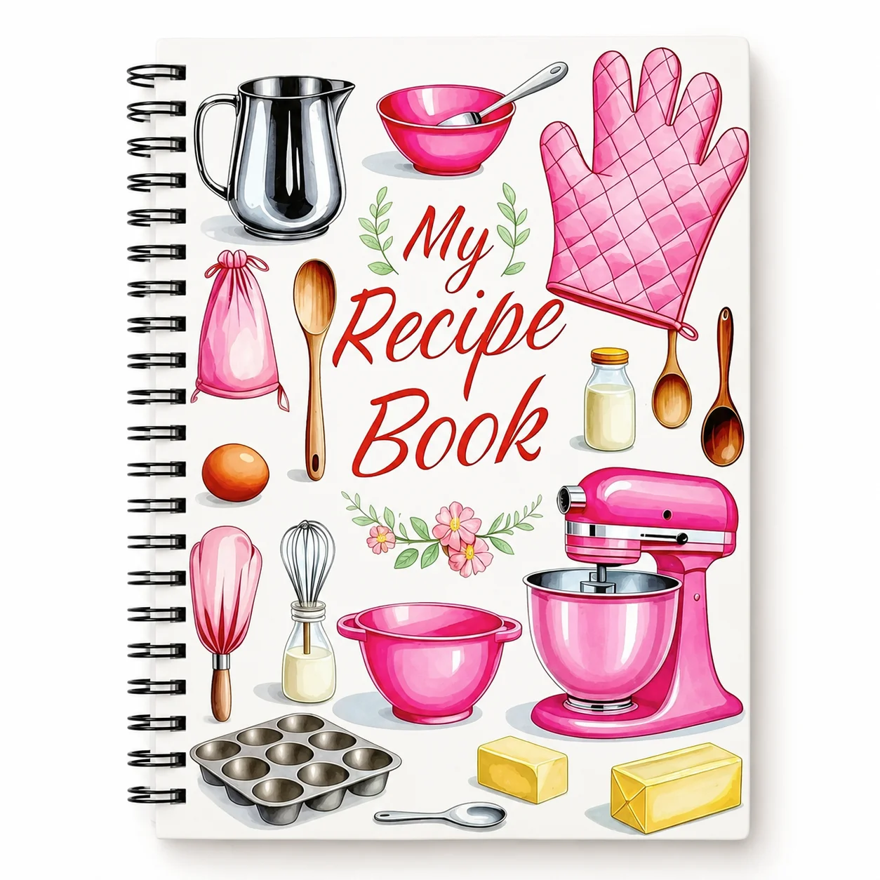 Cocktail Recipe Book - Spiral Ciltli A5 Boyutunda Mutfak Tarif
