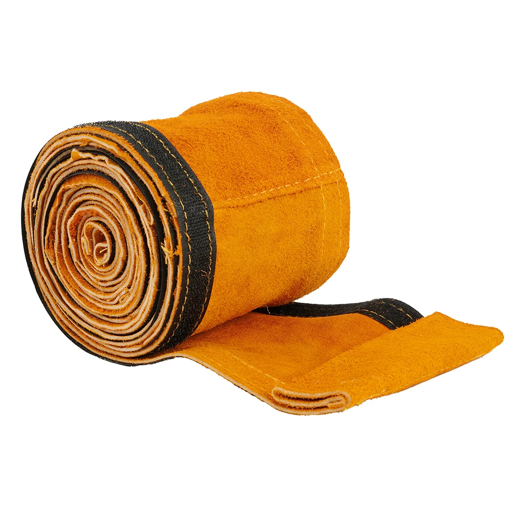 TIG Welding Torch Cable Cover 3.5m Leather Sleeve For MIG Or Plasma Hoses Heavy Duty Wear And Heat Resistant