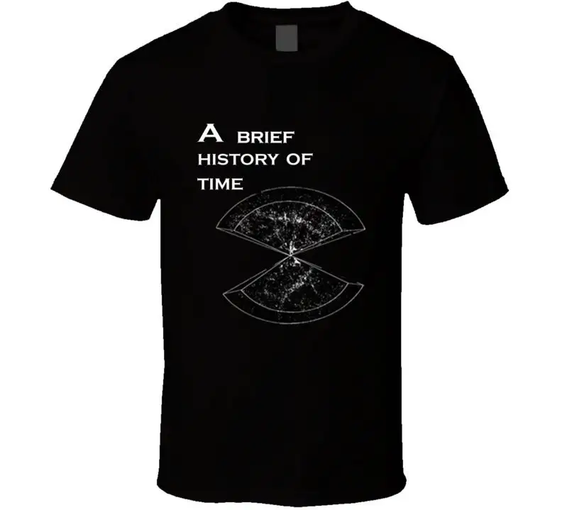 A Brief History Of Time Stephen Hawking Novel T Shirt