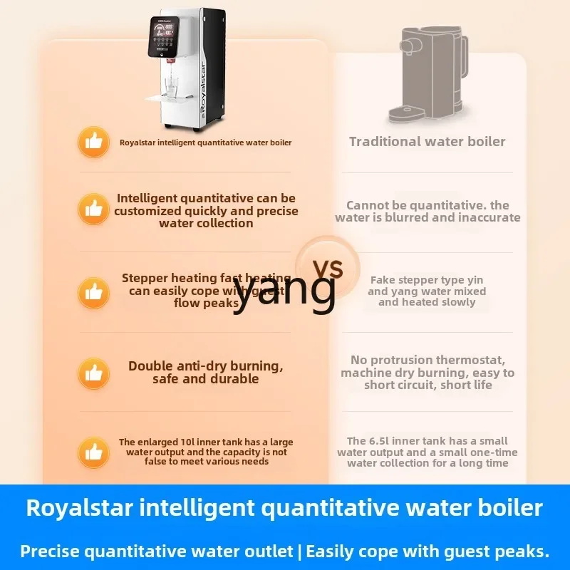 CX commercial quantitative bar milk tea shop automatic boiling water machine dessert shop hot water machine