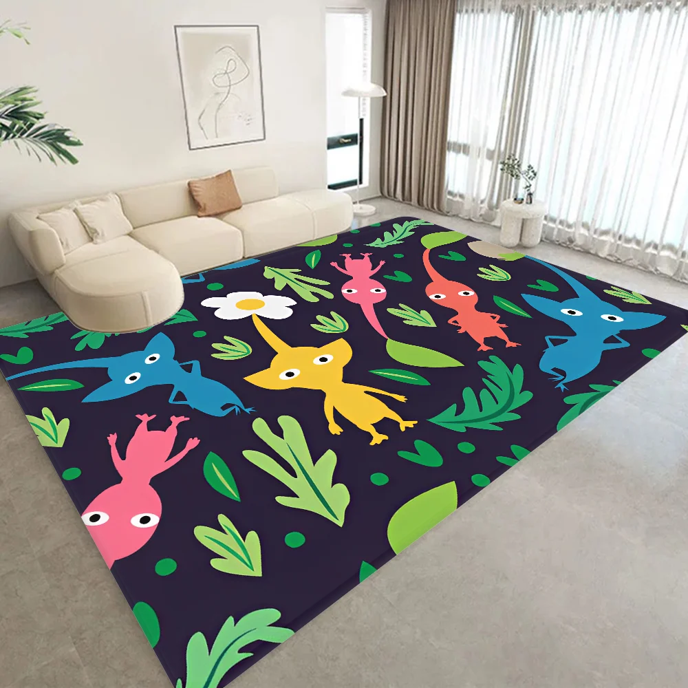 Pikmin Game Floor Mat Bath Mat Nordic Style Home Doormat Bathroom-Toilet Mats Bedroom Welcome Doormat