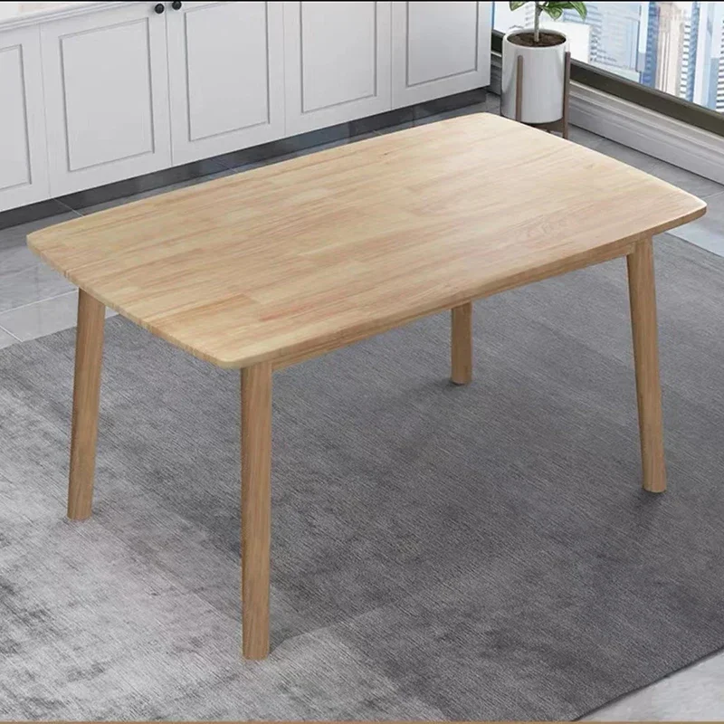 

Обеденные столы в японском минималистском дизайне, кухонный деревянный обеденный стол для гостиной, современная мебель для дома Mesa Comedor LLDT