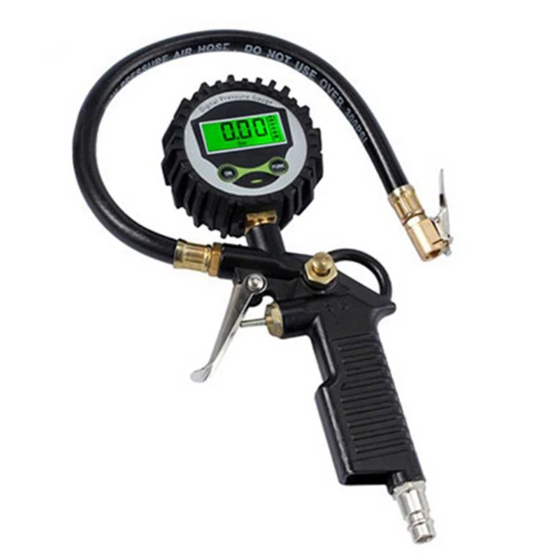 

Car EU Tire Air Pressure Inflator Gauge Car Tire Manometer LCD Backlight Display LED Digital