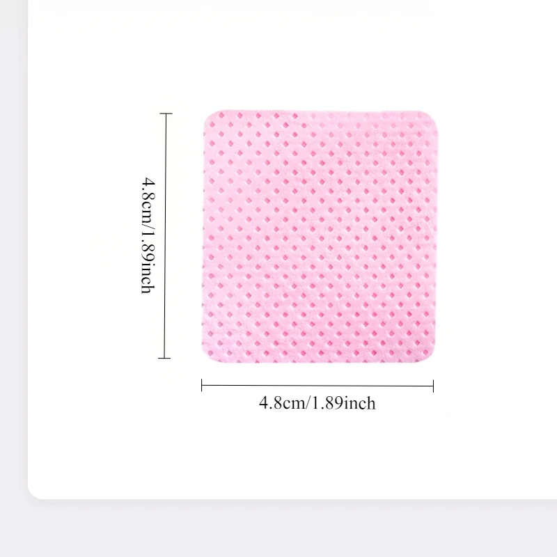 糸くずの出ないネイルワイプ 500 枚、コンテナ付きまつげエクステンショングルーワイプ、超吸収性ソフト不織布ラッシュグルーワイプ