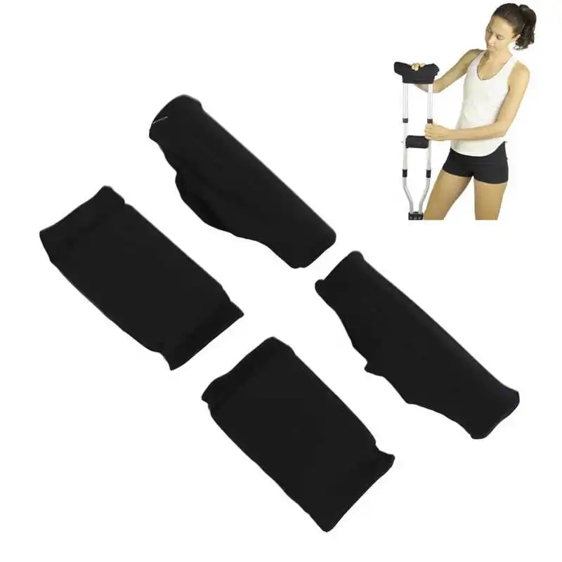 عكاز منصات تحت الإبط الحشو زلة مقاومة لينة العكاز اكسسوارات للمرضى المسنين العكاز الإسفنج الحشو لينة اليد السيطرة