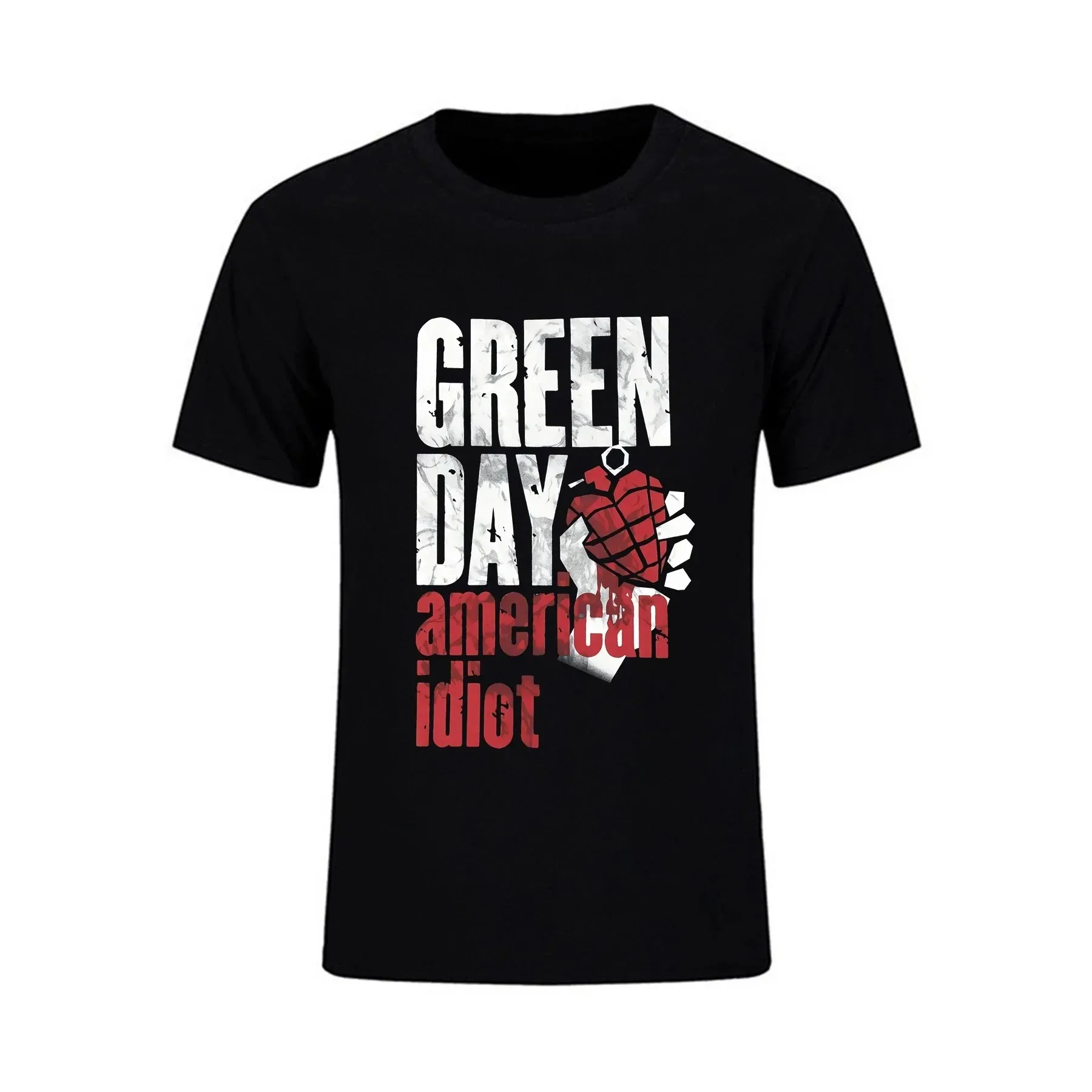 Amazing T Shirt Casual Oversized Essential Green Day American Idiot Smoke Screen T-shirt Men T-shirts Graphic Streetwear S-4XL