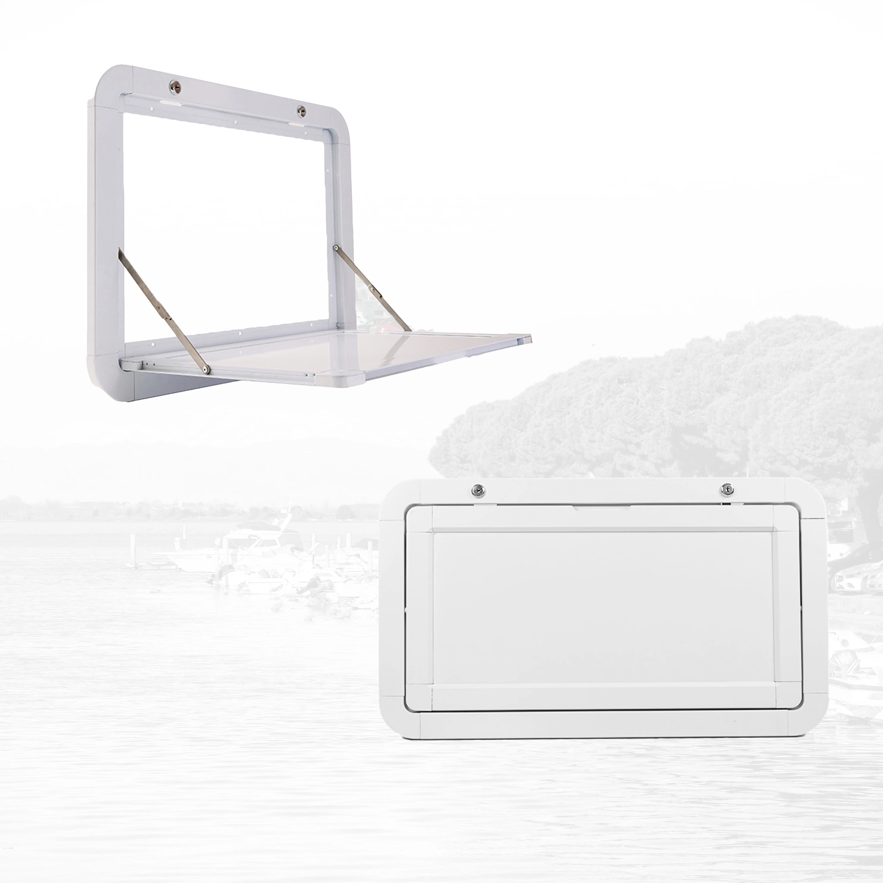 

Comfortable New Design 2025 Best Selling 700*500 Aluminum Alloy RV Picnic Table With Best Price