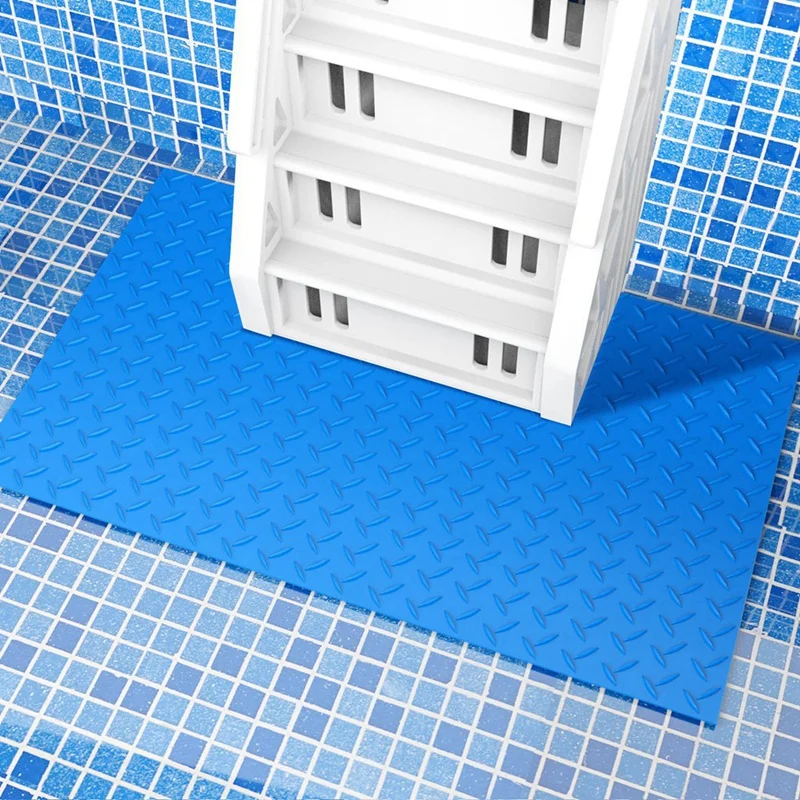 1 PCS Swimming Pool Step Mat Non-Slip Texture-Ladder Pad For Above Ground Pools Liner And Stairs C