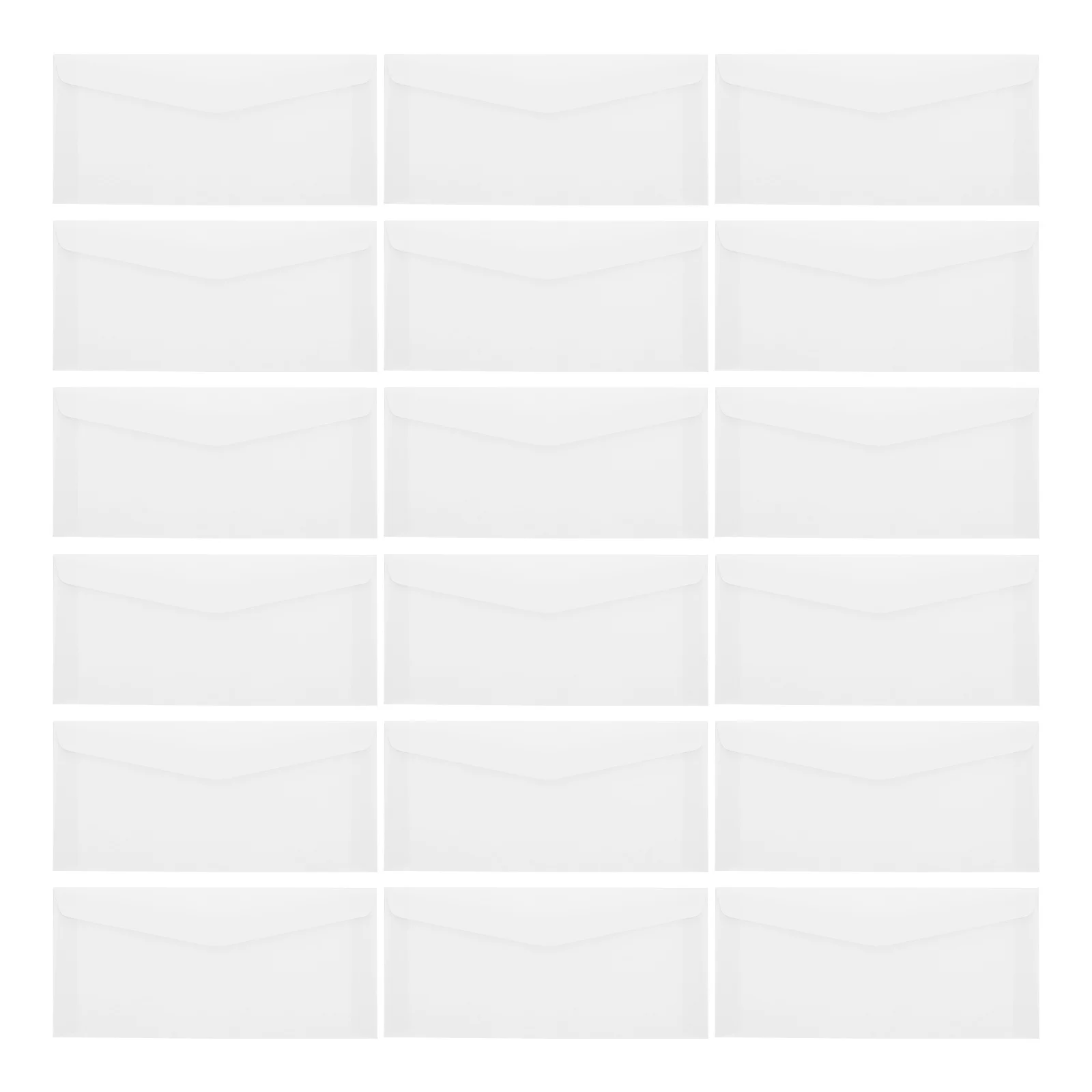 Enveloppes épaisses en papier de qualité supérieure, 100 pièces, réutilisables, vierges, conception sans mot, parfaits pour ranger les Documents importants au bureau