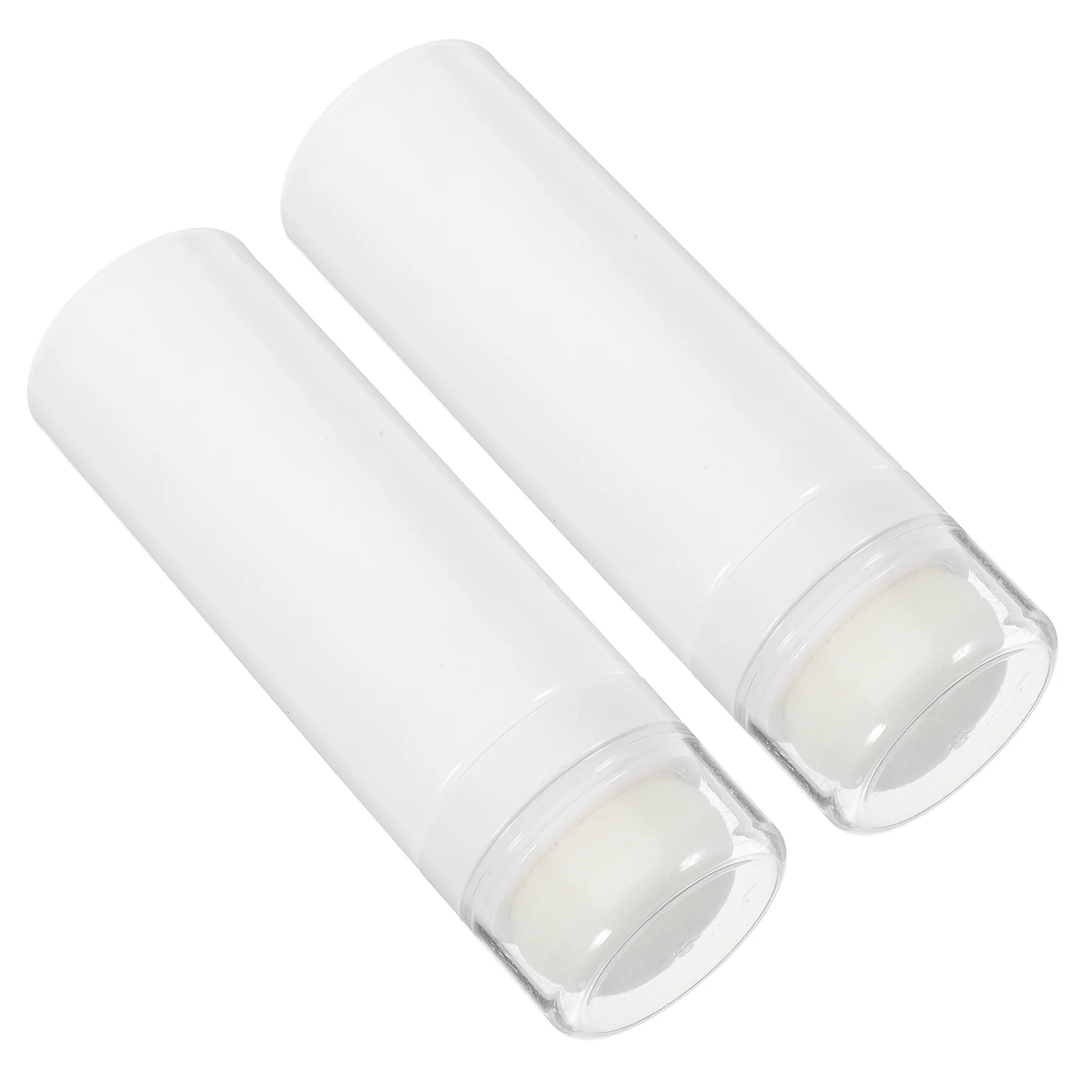 

2 Pcs Powder Puff Box Travel Size PP Material Container Talcum Powder Bottle Loose Dispenser Makeup Jar Bath Case