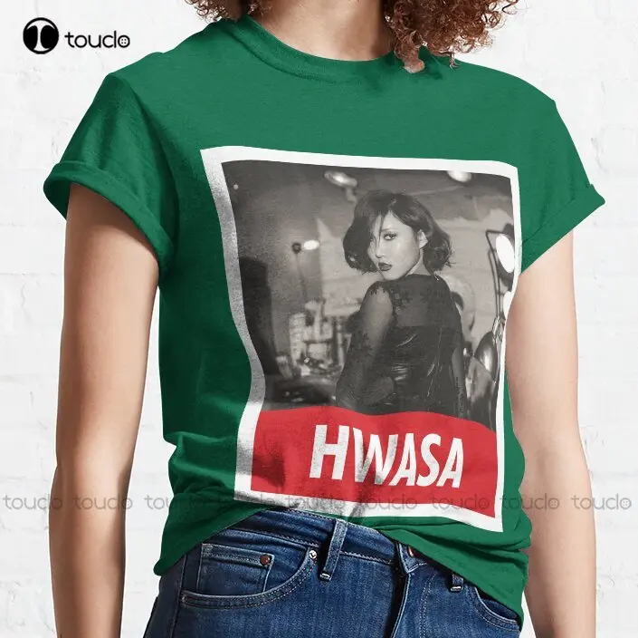 Mamamoo - Hwasa Classic T-Shirt Shirts For Men Big And Tall Custom Aldult Teen Unisex Digital Printing Tee Shirts Xs-5Xl