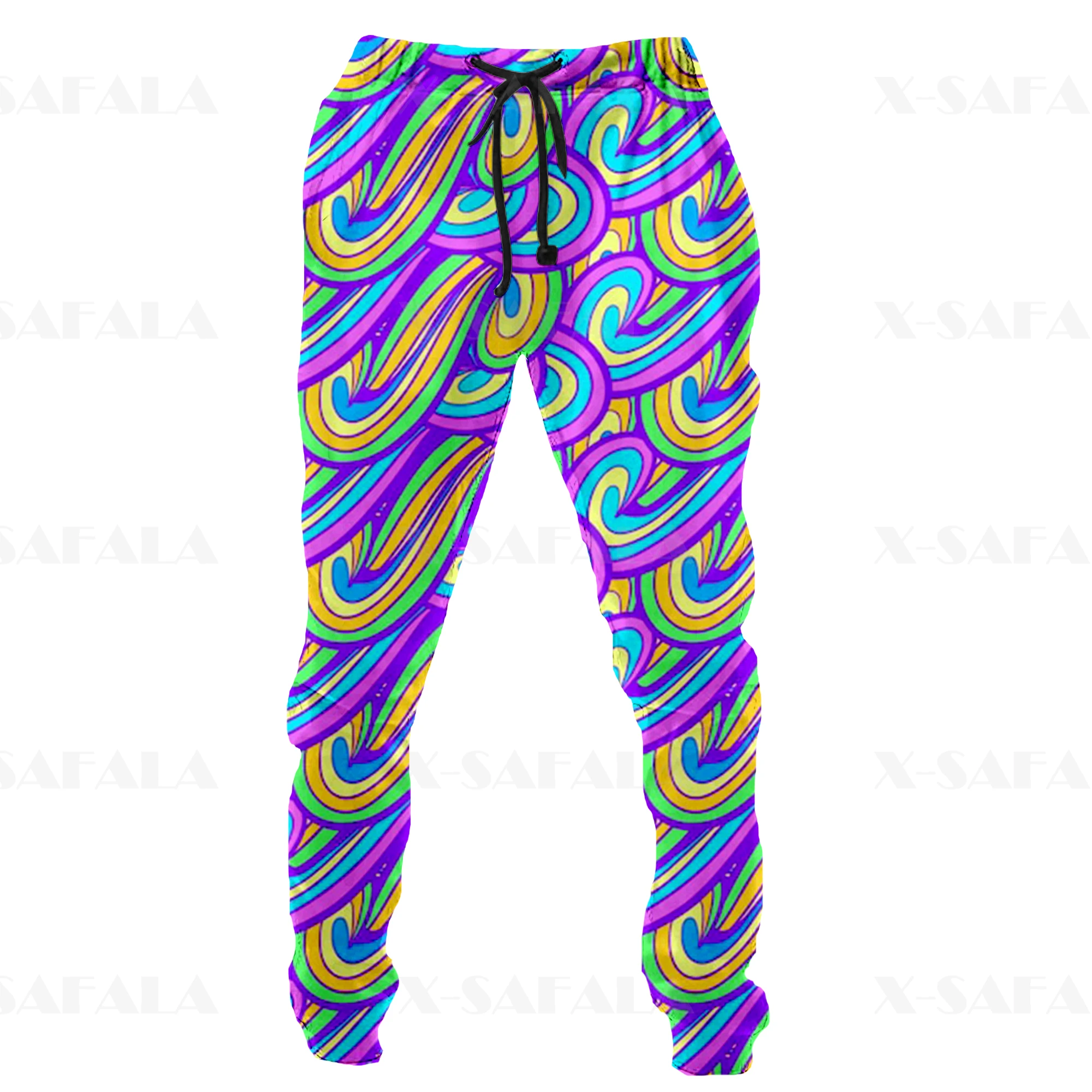 

Hippie Psychedelic Colorful Trippy 3D Print Trousers Men Sweatpants Casual Long Joggers Streetwear Autumn Loose Sports Pants-13