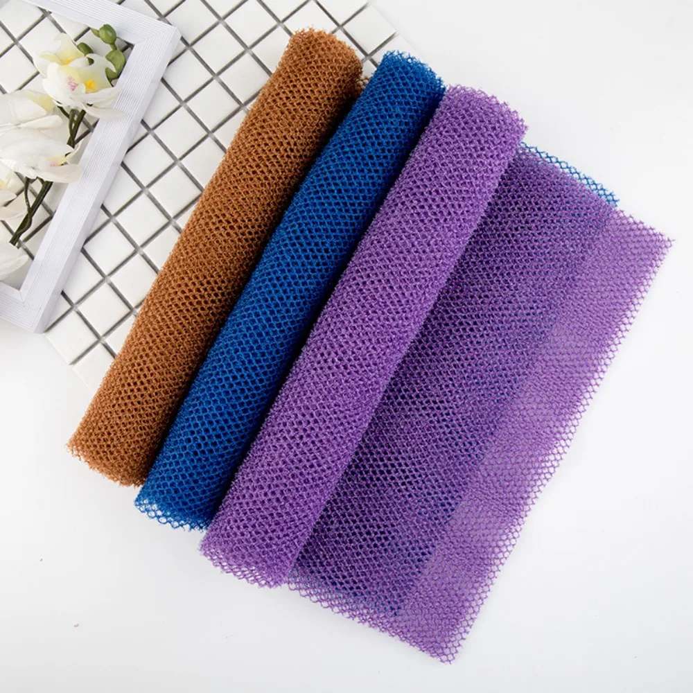 Exfoliating Mesh African Exfoliating Net Sponge Skin Smoother Long Strip African Net Long Net Smooth Skin Back Scrubber