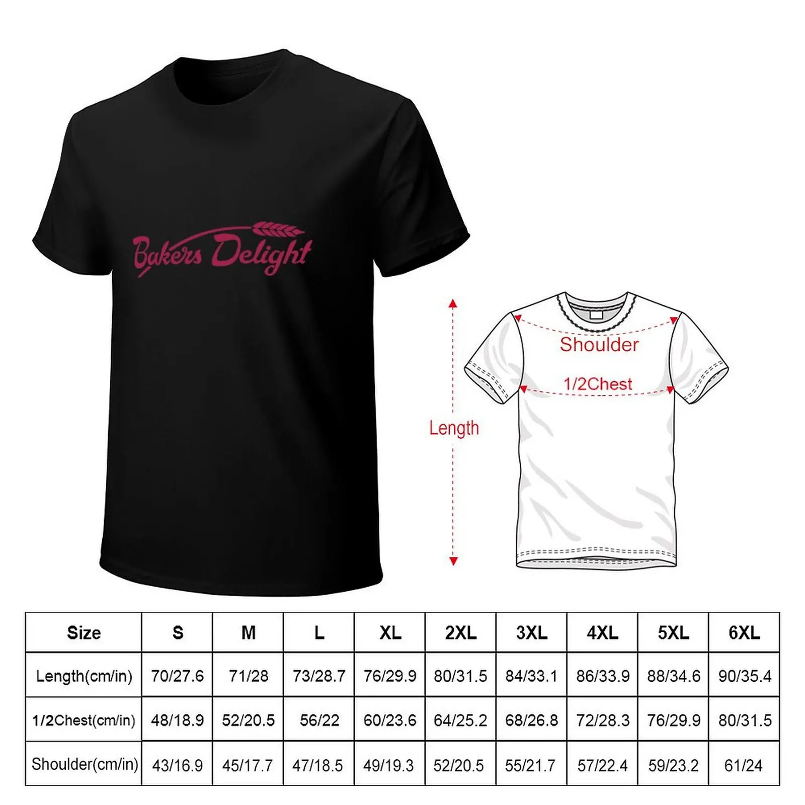 Bakers Delight Resto T-Shirt Urban Style Casual Short Sleeve Top