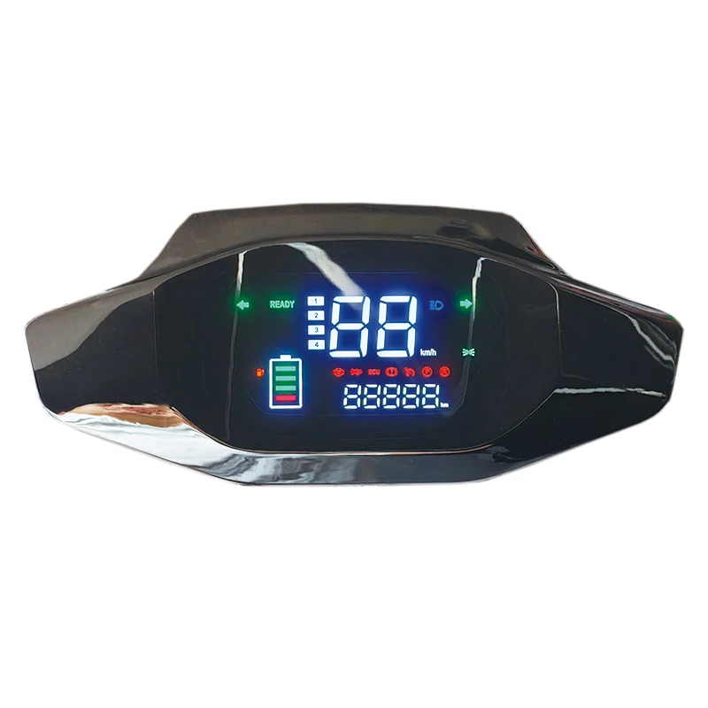 Zhuiguang Dashboard for Electric Scooter, LED Display with Integrated Hall & Phase Cable, Universal for 48V/60V/72V