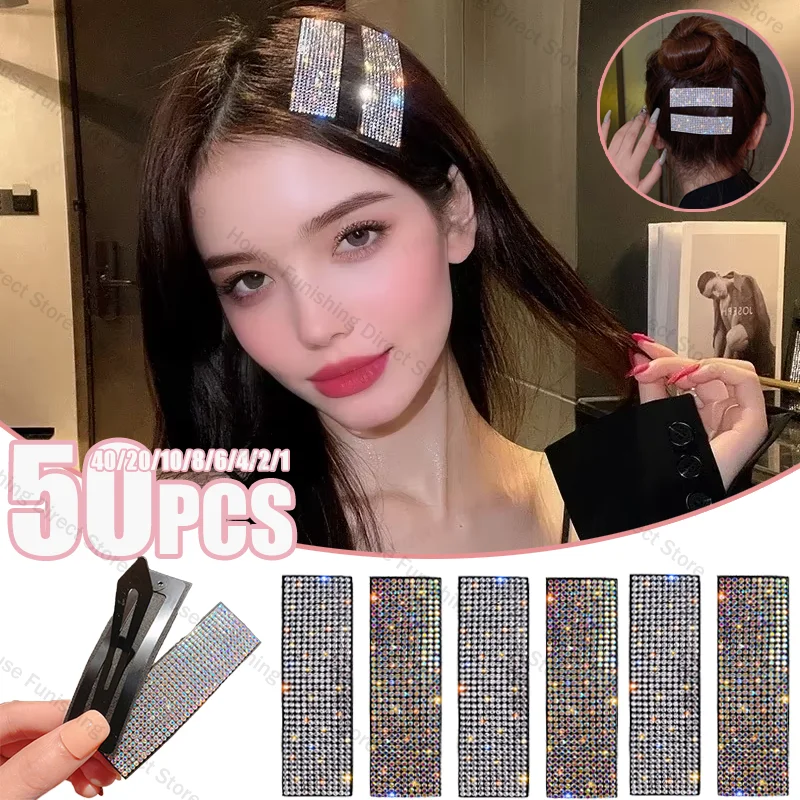 

Korean Treasure Style Bb Clip Dazzling Hair Clip Ins2025 Internet Celebrity Temperament Bangs Clip Edge Clip Women'S Hair Clip