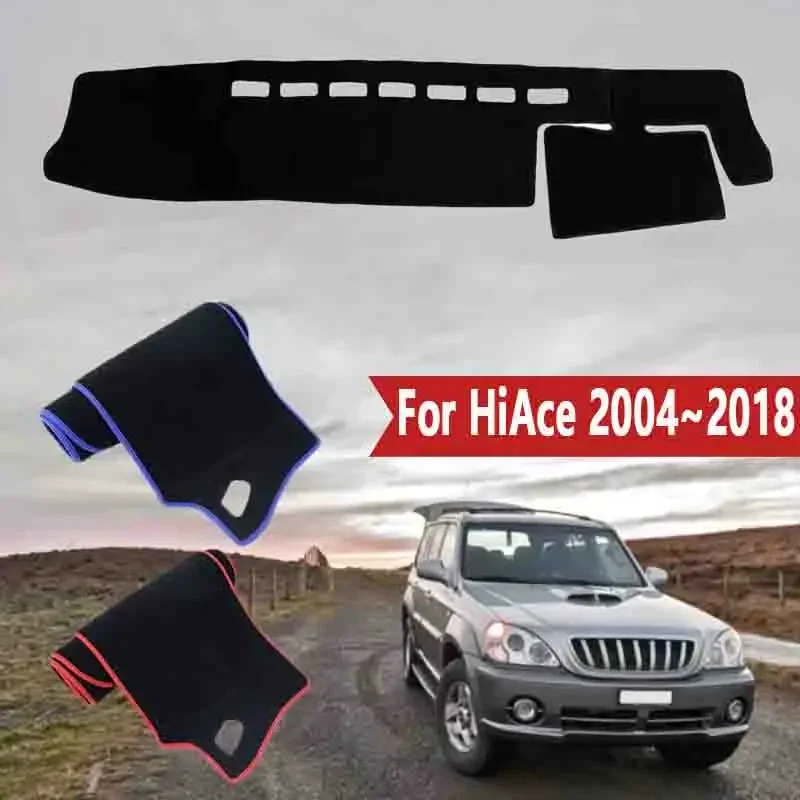 Dashmat Original Dashboard Cover Carpet Pad Sunshade Mat for Toyota HiAce Commuter RegiusAce Ventury H200 2004~2018 Accessories