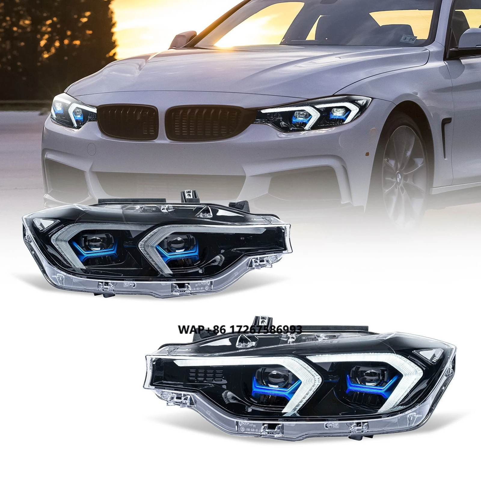 

Archaic Headlamp for 3 Series Headlights F30 F35 F31 320i 318i 325 F80 Led Front Lights for 2013 - 2018 Car Headlight