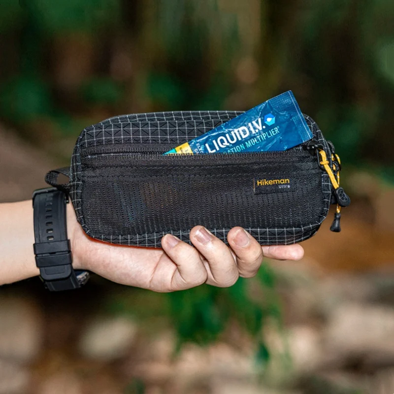 Hikeman Outdoor Camping Tactical Pouch, Multi-Functional Waist Pack MOLLE Attachment Bag, Portable EDC First Aid Tool Organizer