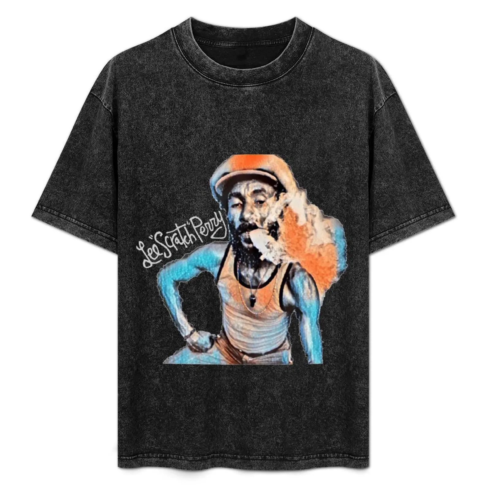 

Lee Scratch-Perry T-Shirt anime figures valentines boutique clothes topping big and tall t shirts for men