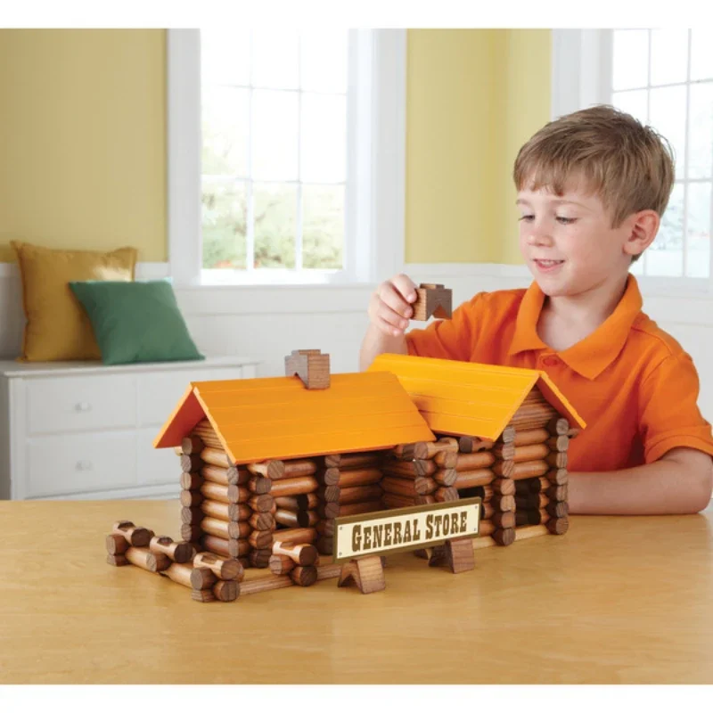 Children Toy 165PCS Puzzle Wooden Tiny House Dollhouse Miniatures Accessories Montessori Creative Games Constructor Sensory Toy