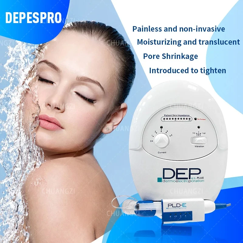 

Newest DEP Needle-Free Mesotherapy Gun Water Refill Mesogun Skin Electroporation Moisturizing Repair Anti-aging Beauty Gun