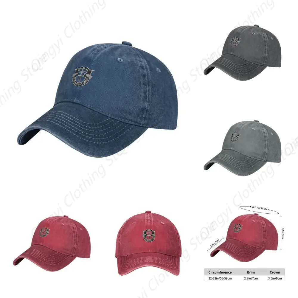 

Special Forces Baseball Cap for Men Women Vintage Cowboy Hat Adult Casquette Navy