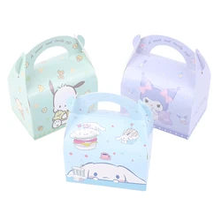 Anime Sanrio Gift Bag Cute Kuromi Pochacco Cinnamoroll Candy Box Cute Student Cake Birthday Gift Packing Bag 10*7*9.5cm