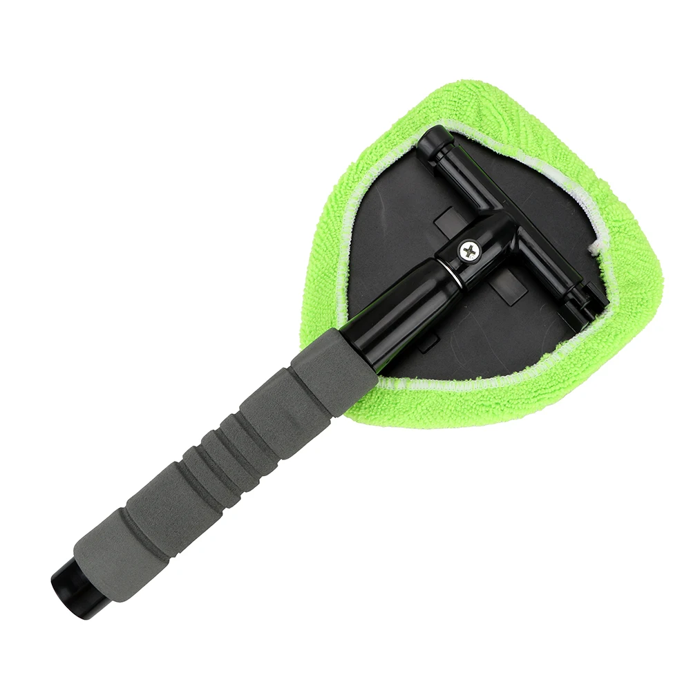 Telescopic Window Glass Cleaner Car Window Cleaner Microfiber Car Windshield Cleaning Brush Window Scraping Mist Eliminator
