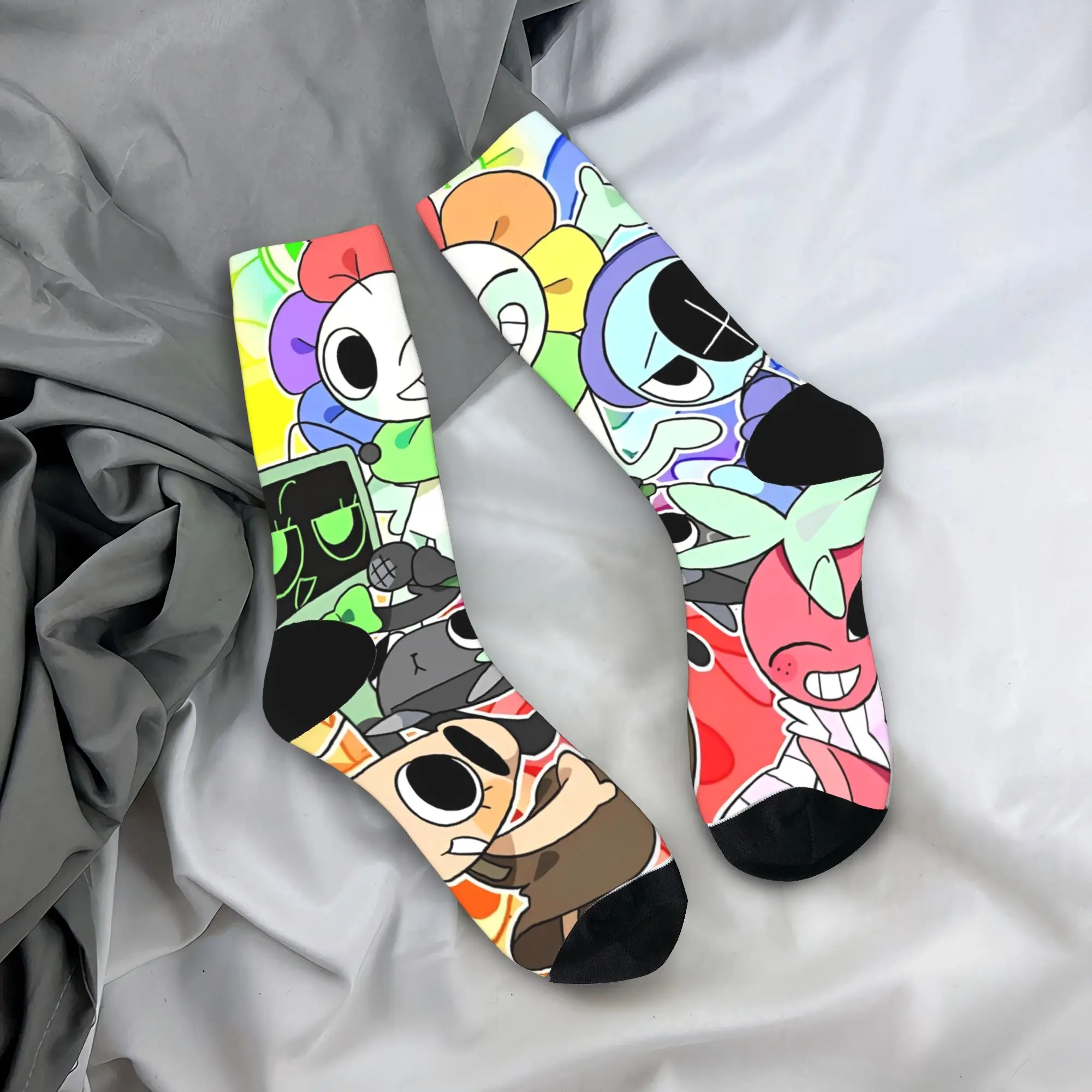 

Autumn Winter Harajuku Men's Women's Dandys World Socks Cartoon Breathable Sports Socks