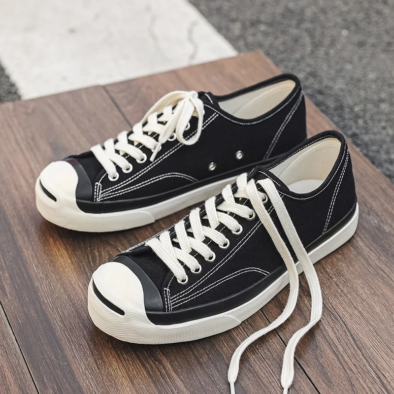 

Men's Canvas Shoes Flats Vulcanized Shoes for Men 2026 Spring Summer Comfortable Causal Sneakers Fashion Couple Walk Shoes
