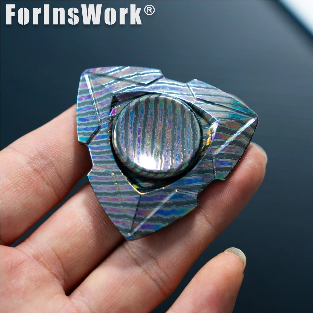 Element EDC Crystal Titanium Pulsar Spinner Fidget Spinner Stress Toys Fidget Toys Antistress For Adults Metal Fidget Toys