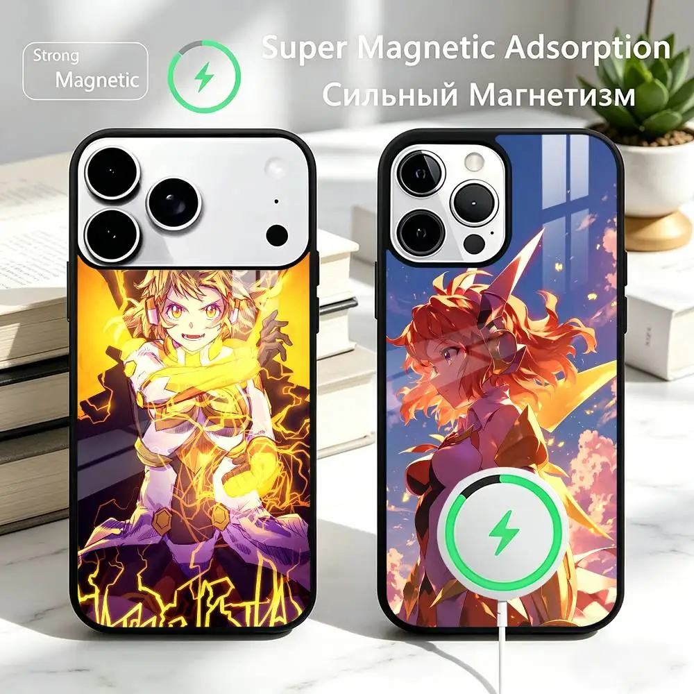 

Senki Zesshou Symphogear Anime Phone Case For iPhone17,16,15,14,13,12,11 Plus,Pro Allows magnetic wireless charging