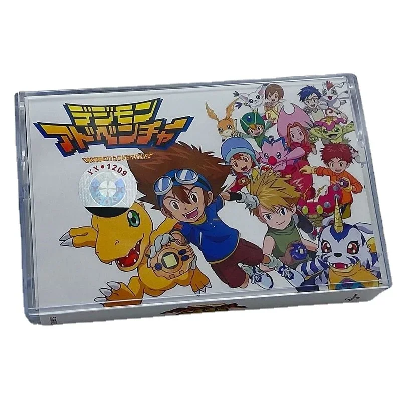 Digimon Adventure Music Tapes Anime Music Magnetic Tape Cartoon Men Women Collecting Record Toys Commemorative Gift デジモンアドベンチャー