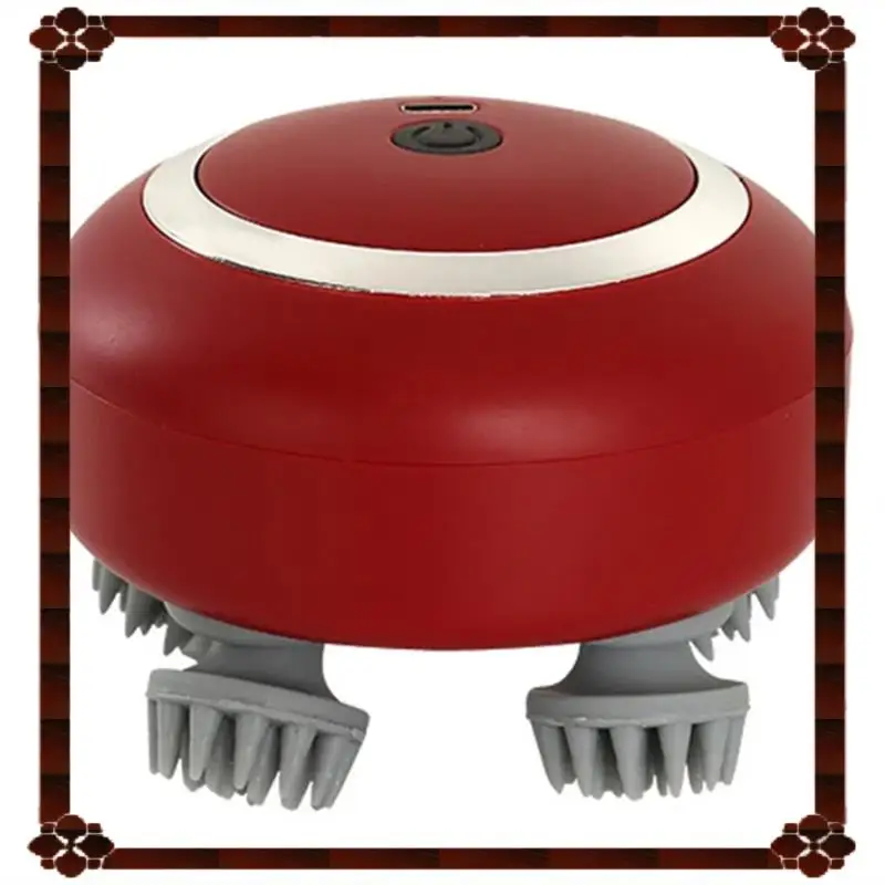 

24-Hour Delivery Soft Silicone For Kneading Head Massager With Adjustable Speed For Scalp Massage Red Light For Hair Care